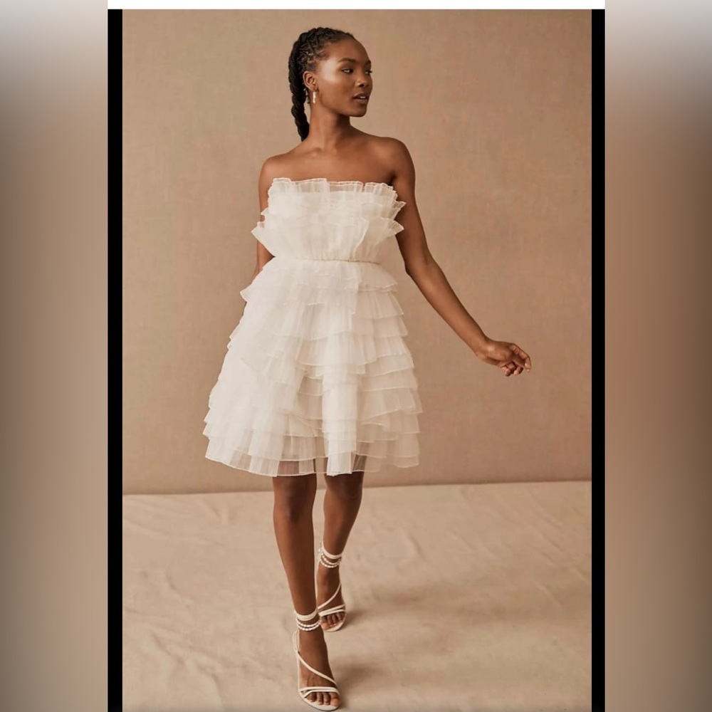 BHLDN Huntington Dress Size 8 white